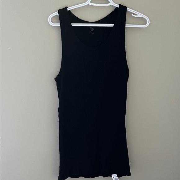 Old Navy Black Cotton Tank Top - Size M - Picture 1 of 4